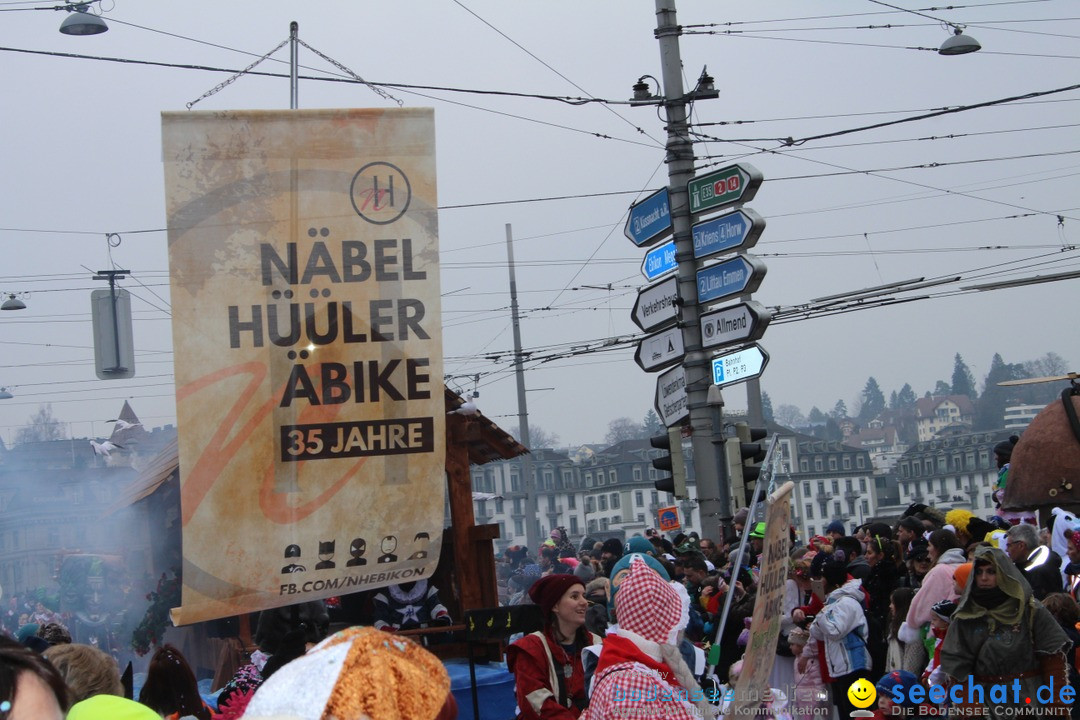 Fasnachtsumzug: Luzern - Schweiz, 08.02.2018