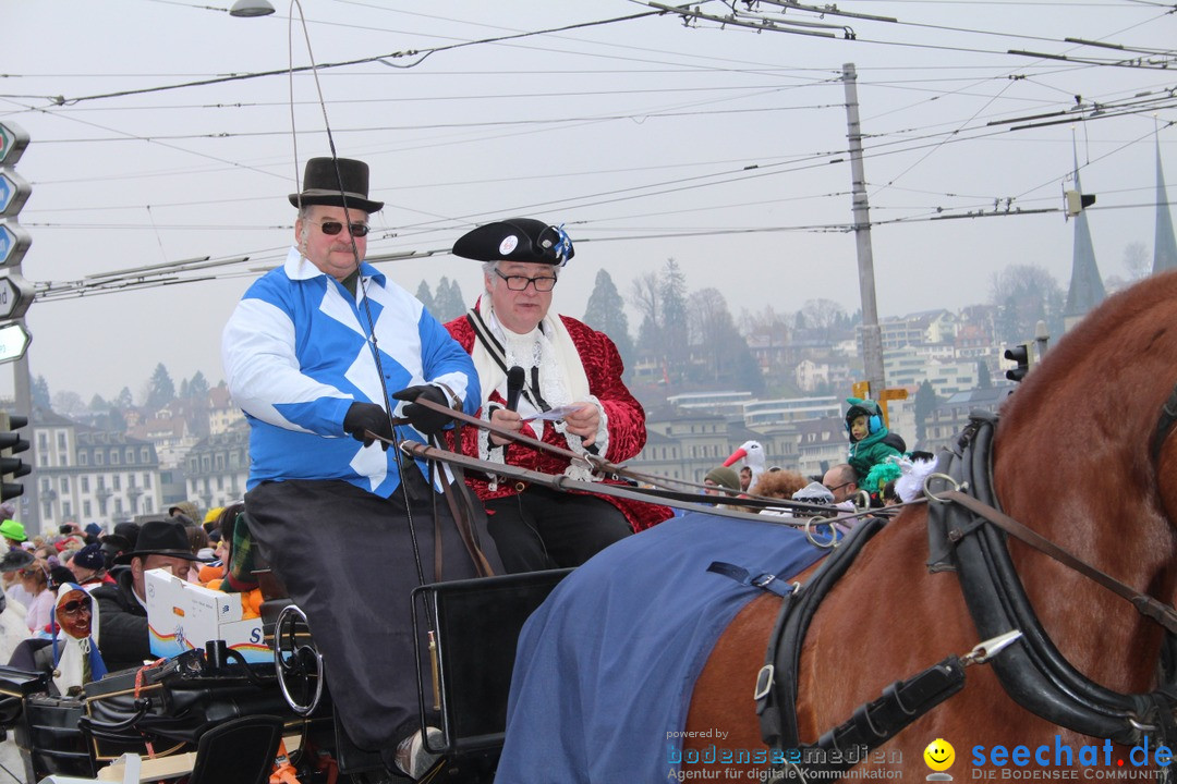 Fasnachtsumzug: Luzern - Schweiz, 08.02.2018