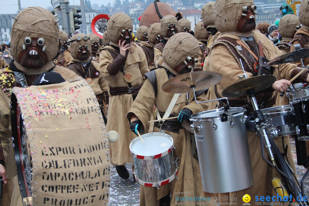 Fasnachtsumzug: Luzern - Schweiz, 08.02.2018