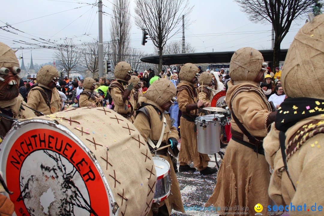 Fasnachtsumzug: Luzern - Schweiz, 08.02.2018