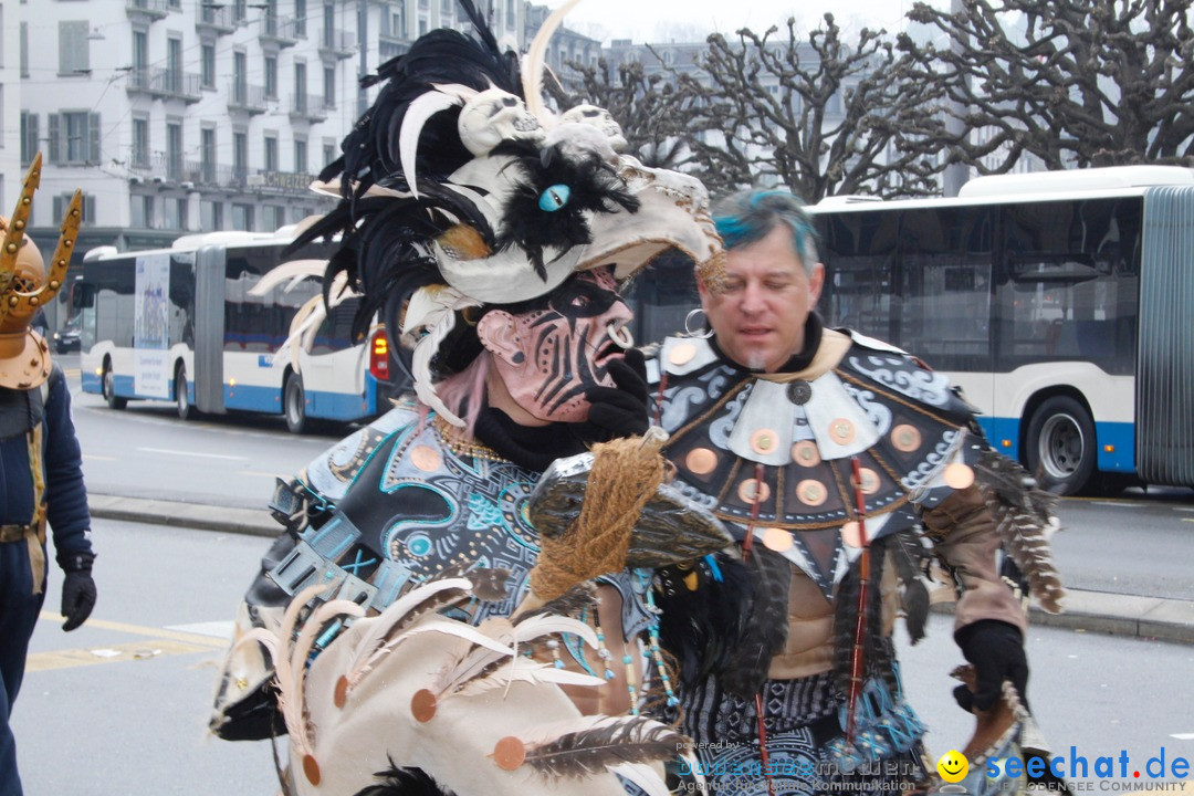 Fasnachtsumzug: Luzern - Schweiz, 08.02.2018