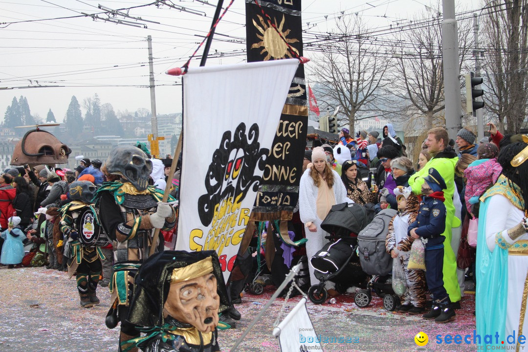 Fasnachtsumzug: Luzern - Schweiz, 08.02.2018