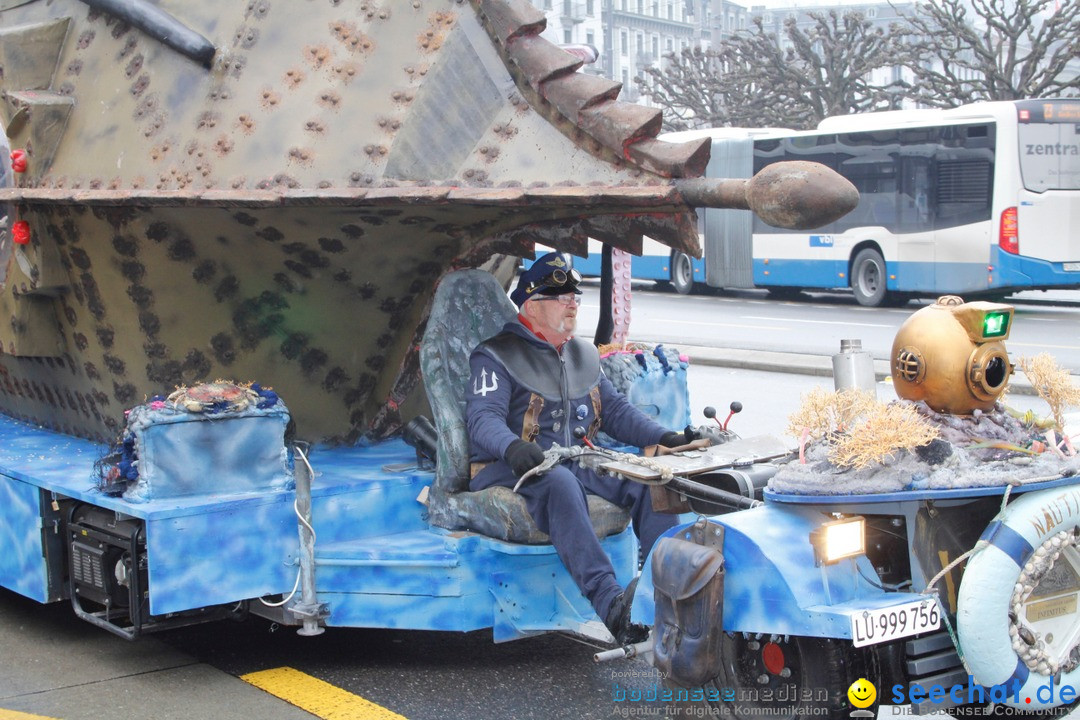 Fasnachtsumzug: Luzern - Schweiz, 08.02.2018