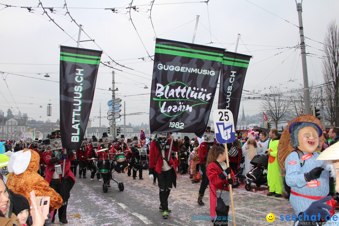 Fasnachtsumzug: Luzern - Schweiz, 08.02.2018