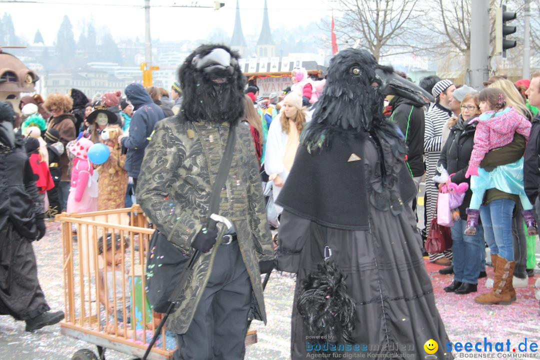 Fasnachtsumzug: Luzern - Schweiz, 08.02.2018