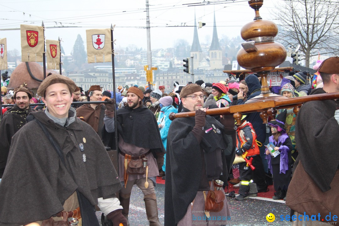 Fasnachtsumzug: Luzern - Schweiz, 08.02.2018