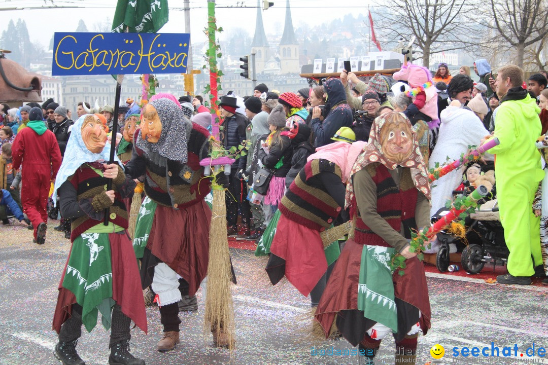 Fasnachtsumzug: Luzern - Schweiz, 08.02.2018