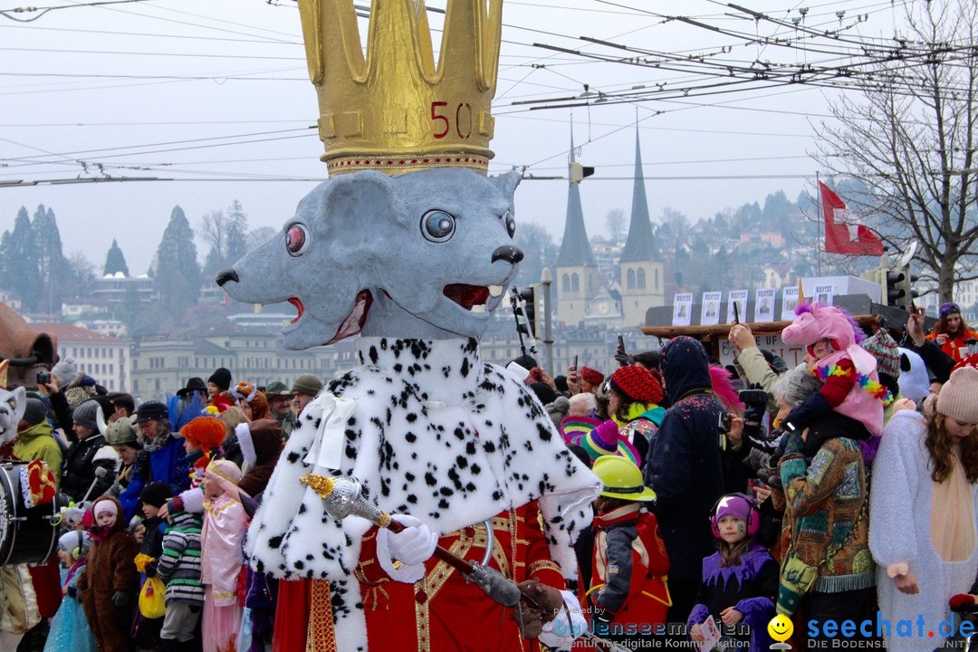 Fasnachtsumzug: Luzern - Schweiz, 08.02.2018