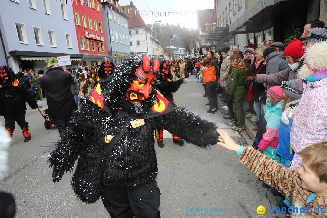 Tuttlinger Fasnetumzug: Tuttlingen am Bodensee, 10.02.2018