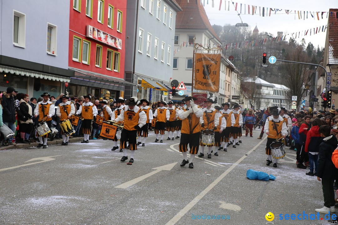 Tuttlinger Fasnetumzug: Tuttlingen am Bodensee, 10.02.2018