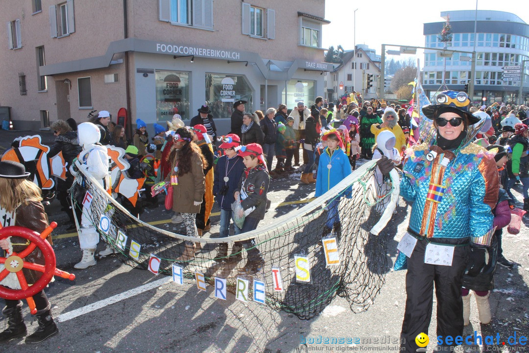 Fasnachtsumzug: Ebikon - Schweiz, 13.02.2018