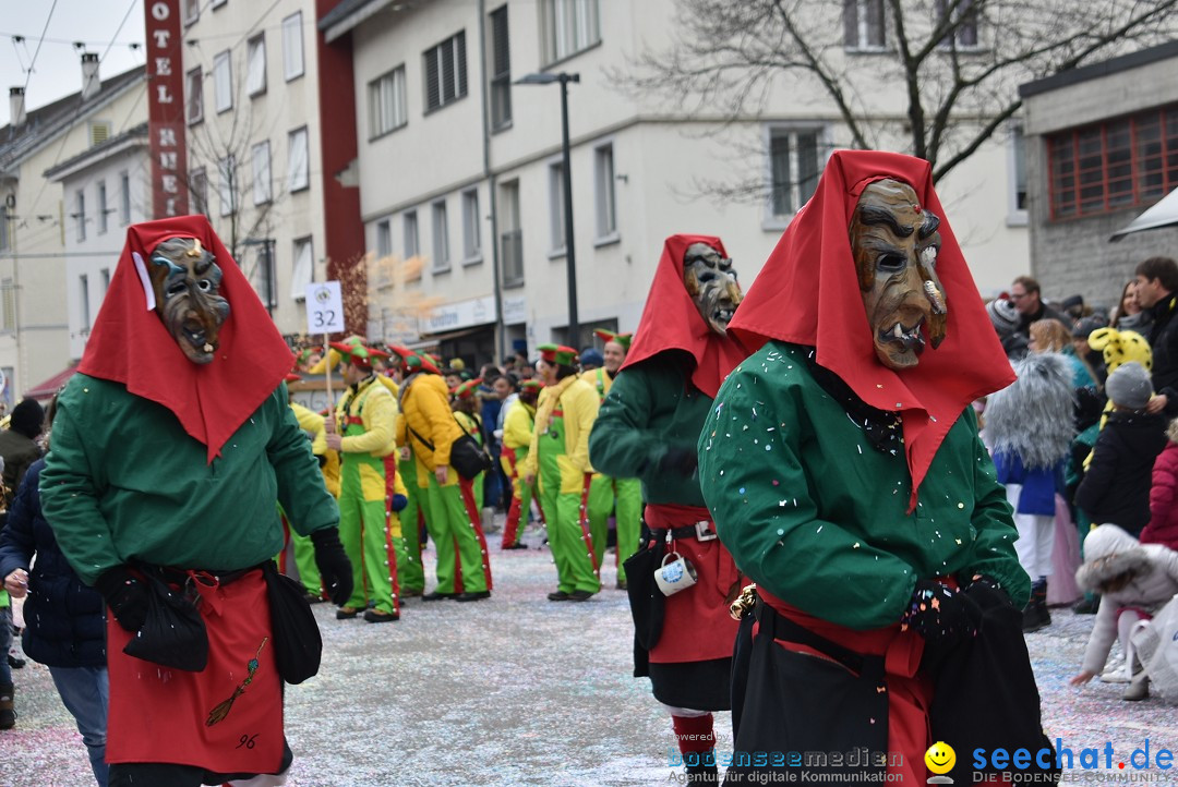 Fasnachtsumzug: Neuhausen - Schweiz, 18.02.2018