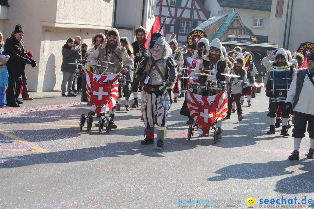 Fasnachtsumzug: Berlingen - Schweiz, 24.02.2018