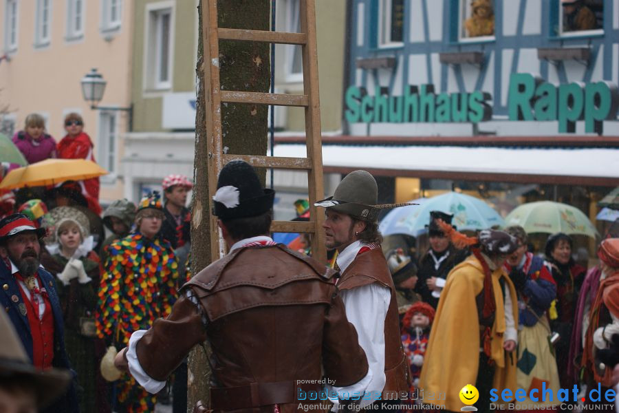 Narrenbaumstellen: Stockach, 11.02.2010