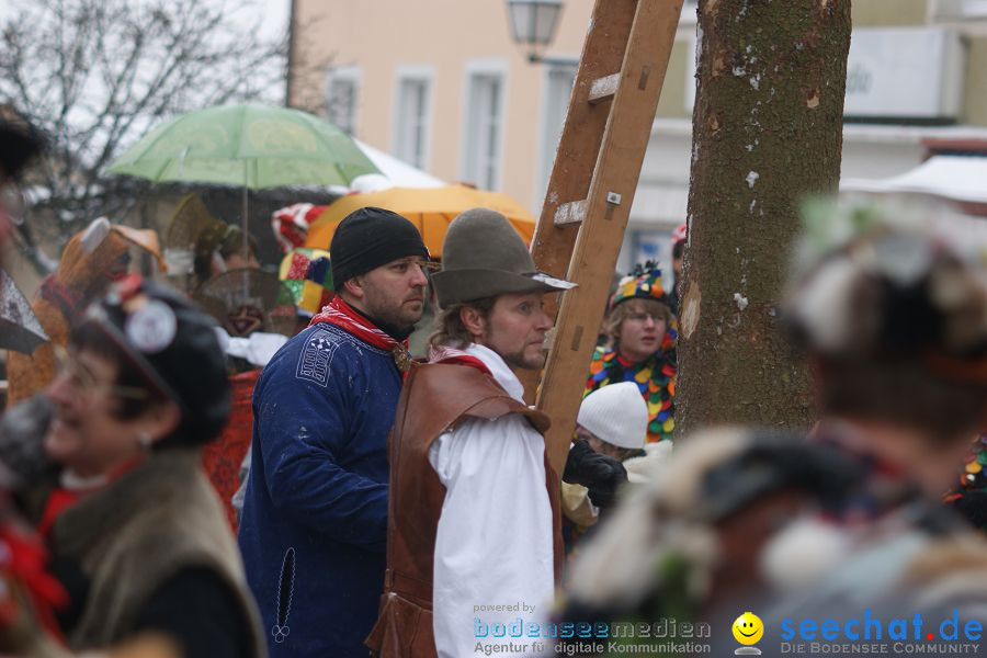 Narrenbaumstellen: Stockach, 11.02.2010