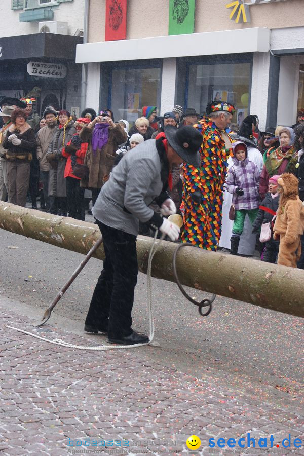 Narrenbaumstellen: Stockach, 11.02.2010