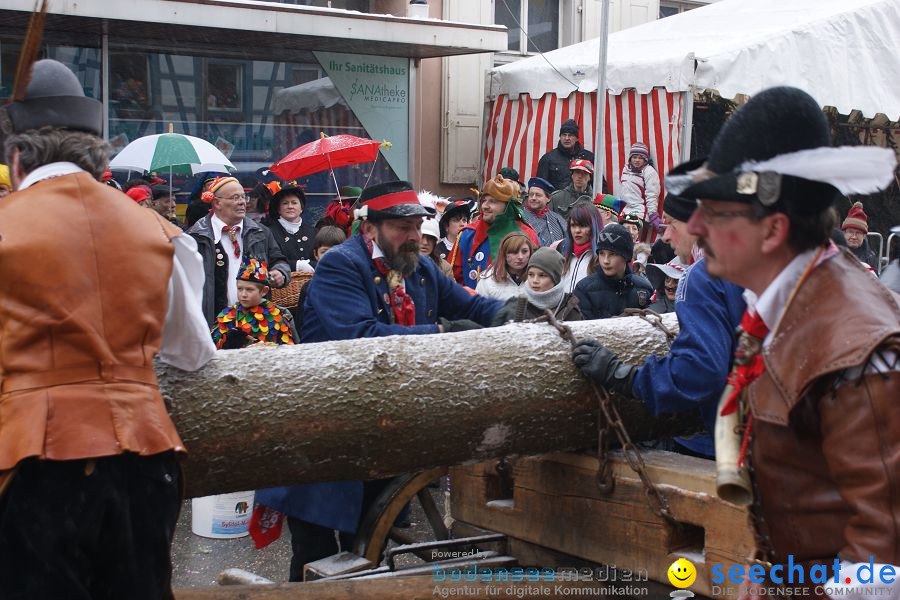 Narrenbaumstellen: Stockach, 11.02.2010