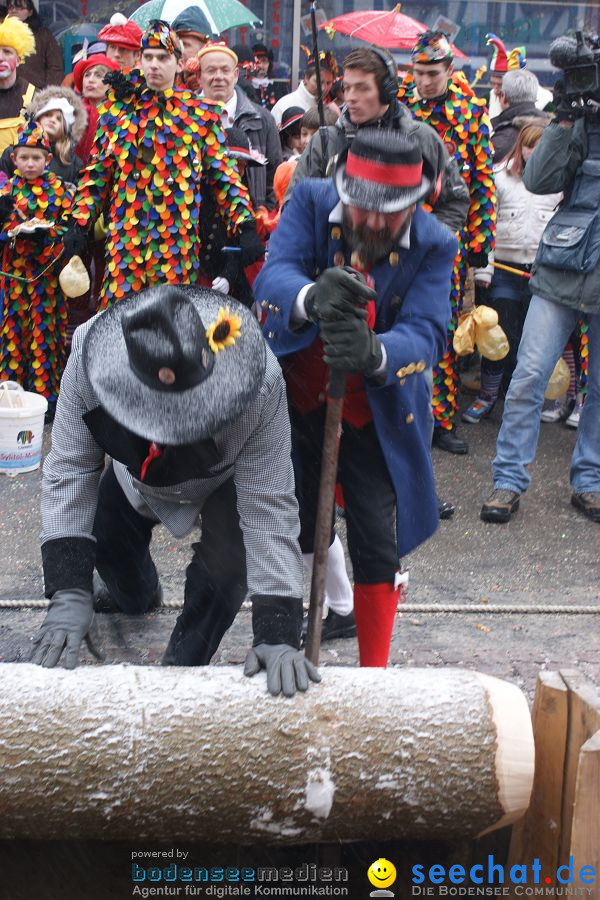 Narrenbaumstellen: Stockach, 11.02.2010