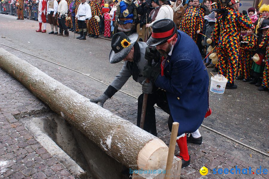 Narrenbaumstellen: Stockach, 11.02.2010