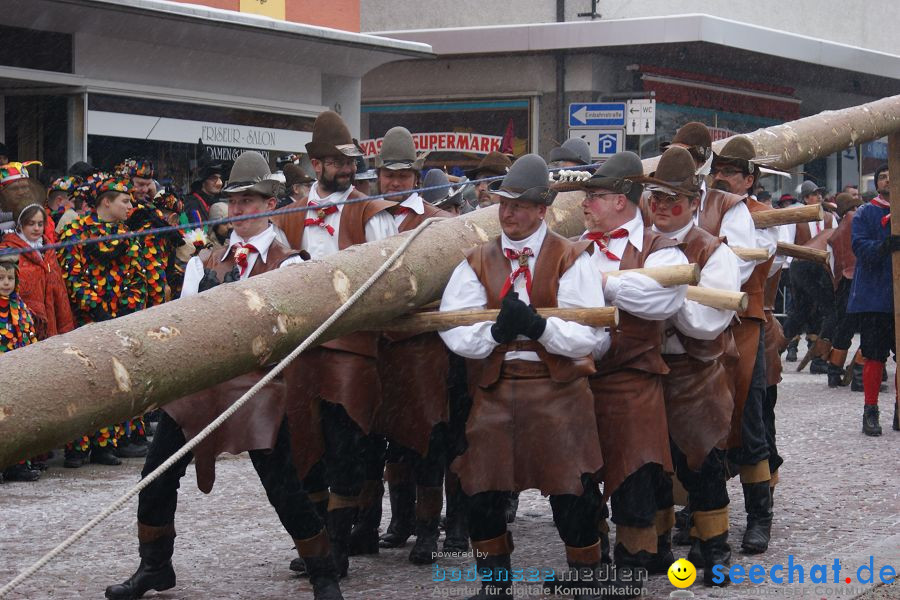 Narrenbaumstellen: Stockach, 11.02.2010