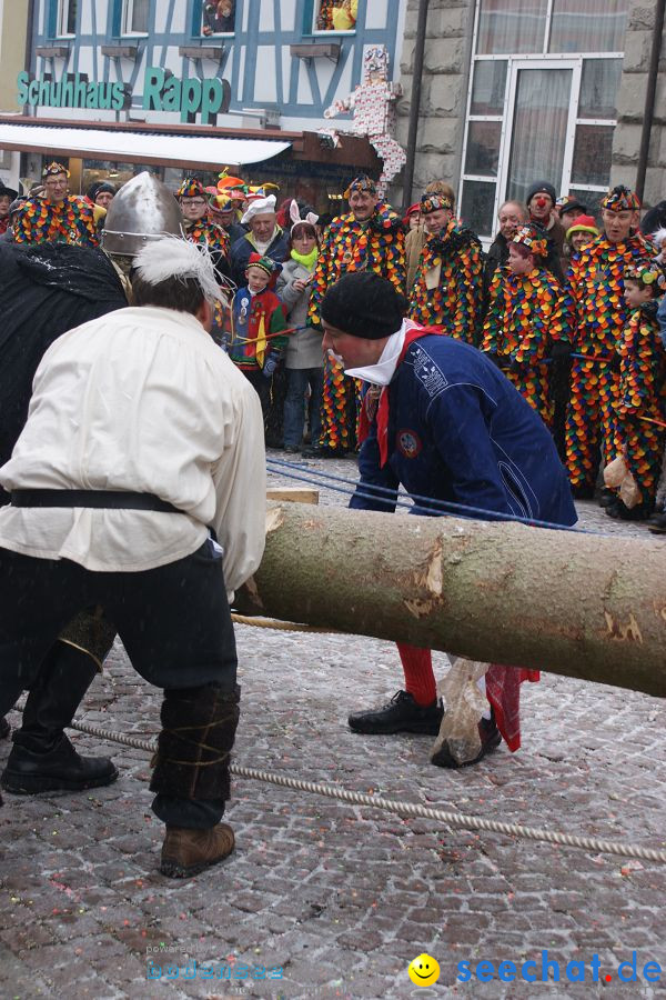 Narrenbaumstellen: Stockach, 11.02.2010