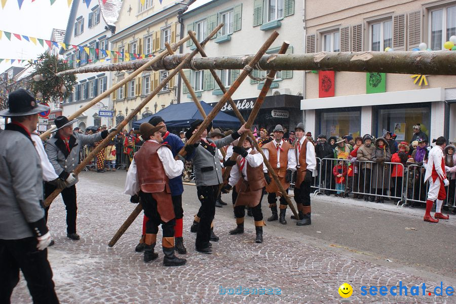 Narrenbaumstellen: Stockach, 11.02.2010