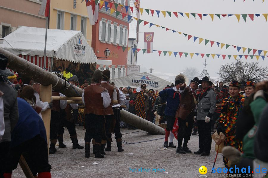 Narrenbaumstellen: Stockach, 11.02.2010