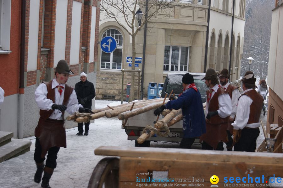 Narrenbaumstellen: Stockach, 11.02.2010