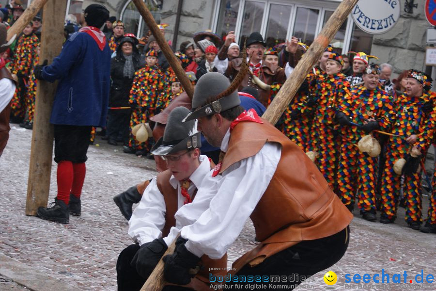 Narrenbaumstellen: Stockach, 11.02.2010