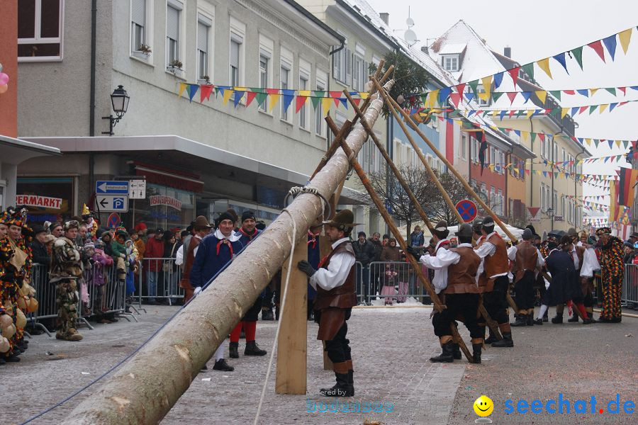 Narrenbaumstellen: Stockach, 11.02.2010