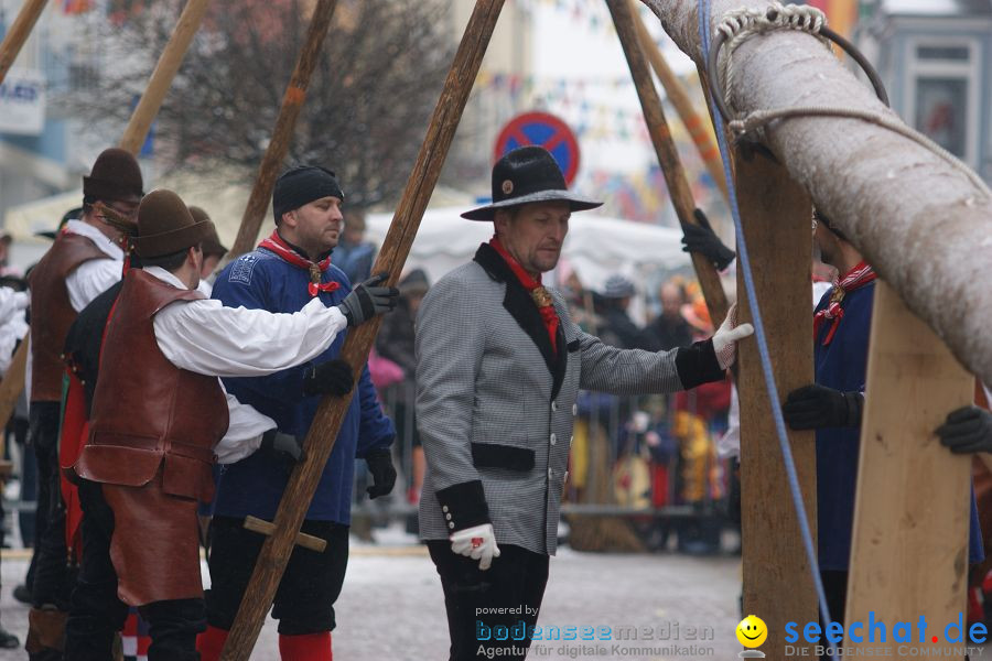 Narrenbaumstellen: Stockach, 11.02.2010