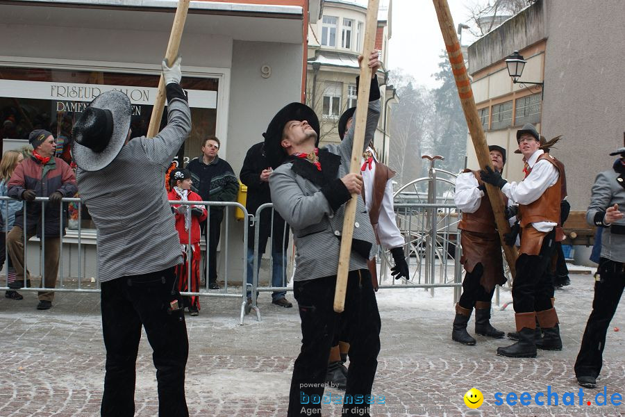 Narrenbaumstellen: Stockach, 11.02.2010