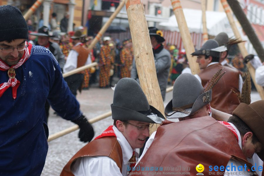 Narrenbaumstellen: Stockach, 11.02.2010