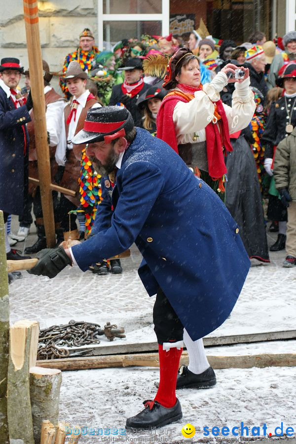 Narrenbaumstellen: Stockach, 11.02.2010