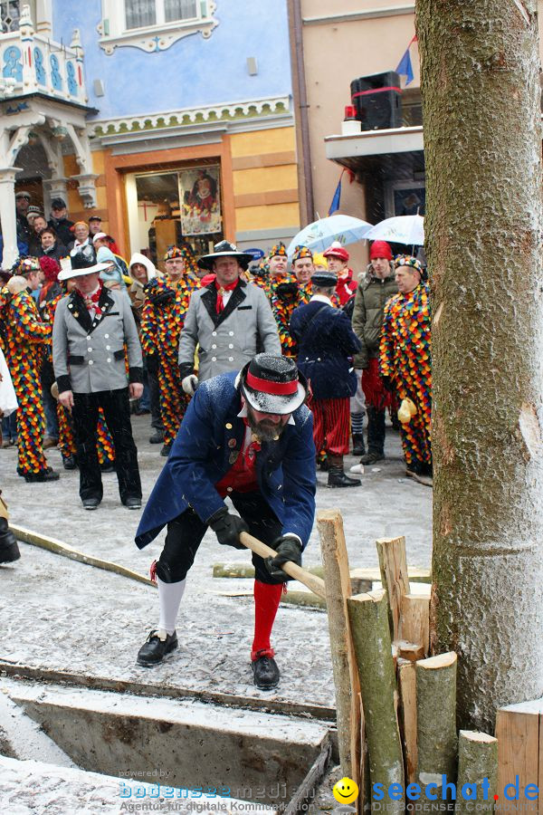 Narrenbaumstellen: Stockach, 11.02.2010