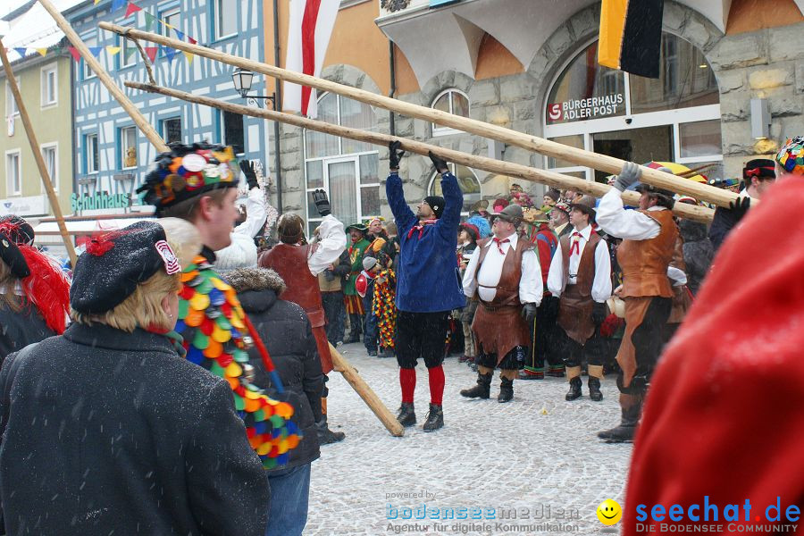 Narrenbaumstellen: Stockach, 11.02.2010