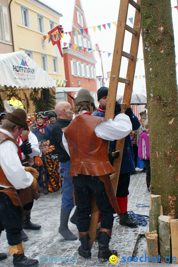 Narrenbaumstellen: Stockach, 11.02.2010