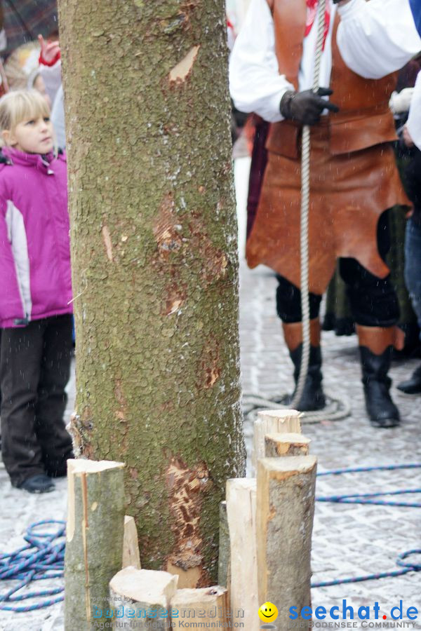 Narrenbaumstellen: Stockach, 11.02.2010