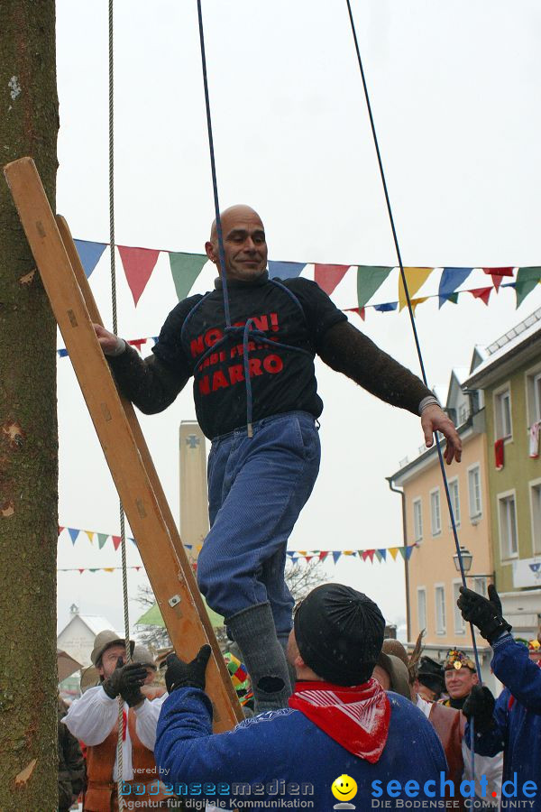 Narrenbaumstellen: Stockach, 11.02.2010