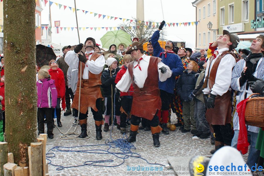 Narrenbaumstellen: Stockach, 11.02.2010