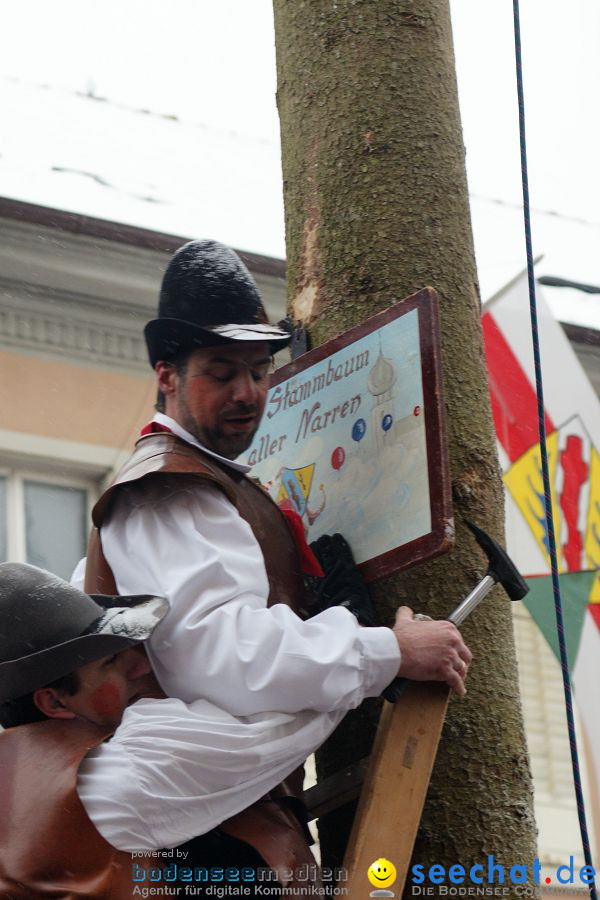 Narrenbaumstellen: Stockach, 11.02.2010