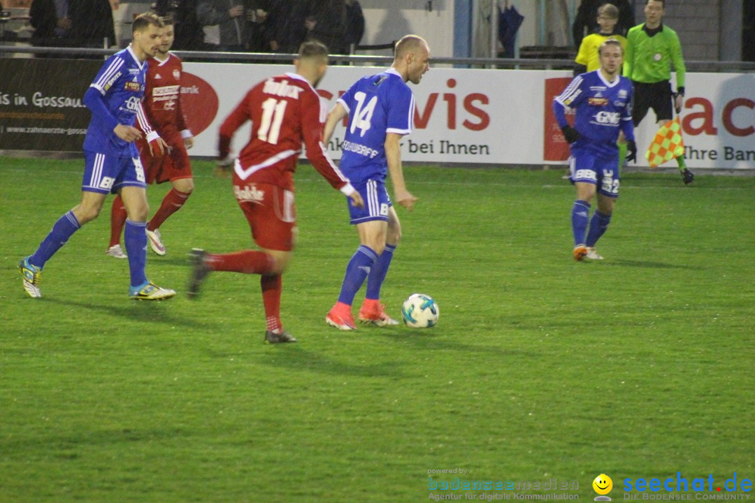 Fussball: FC Gossau vs FC Tuggen 3:1, Gossau - Schweiz, 28.03.2018