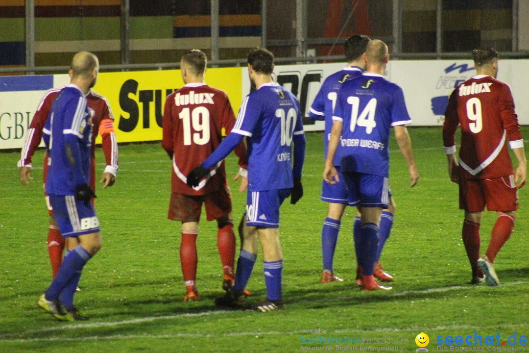 Fussball: FC Gossau vs FC Tuggen 3:1, Gossau - Schweiz, 28.03.2018