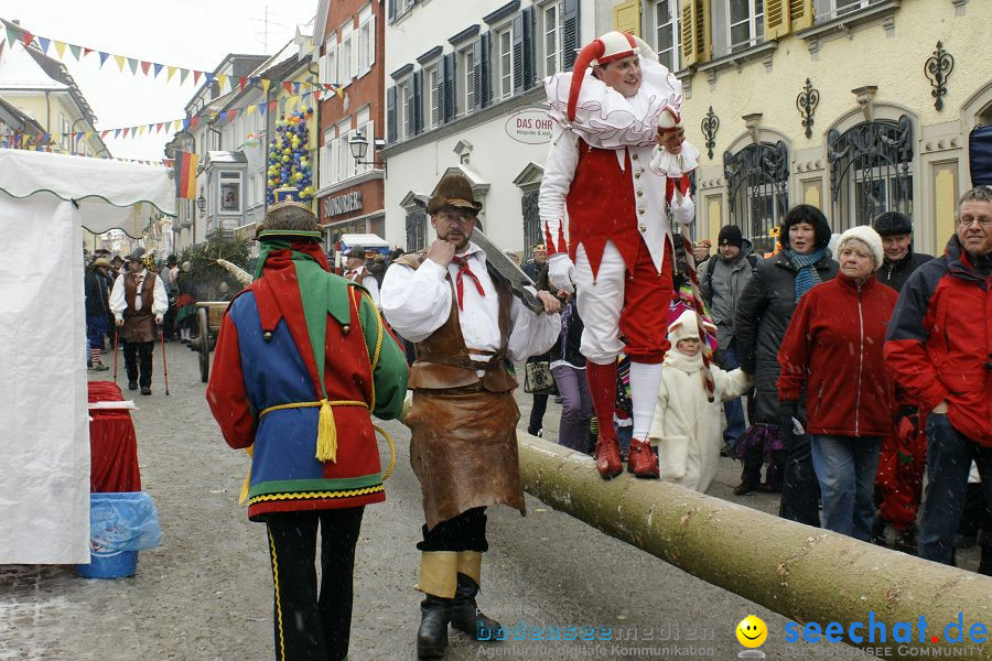 Narrenbaumstellen: Stockach, 11.02.2010