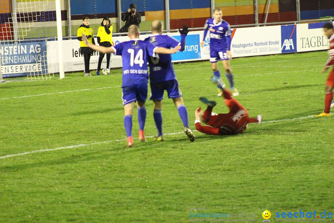 Fussball: FC Gossau vs FC Tuggen 3:1, Gossau - Schweiz, 28.03.2018