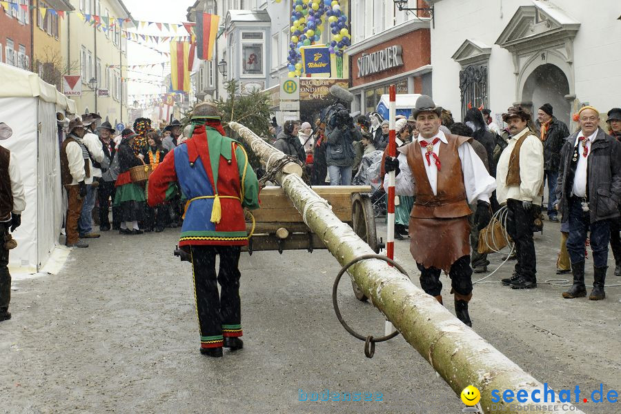 Narrenbaumstellen: Stockach, 11.02.2010