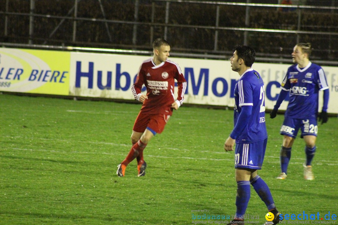 Fussball: FC Gossau vs FC Tuggen 3:1, Gossau - Schweiz, 28.03.2018