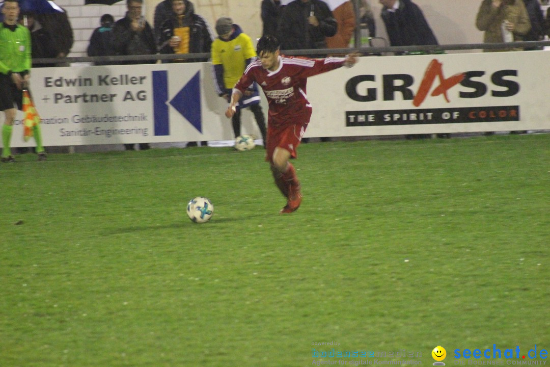 Fussball: FC Gossau vs FC Tuggen 3:1, Gossau - Schweiz, 28.03.2018