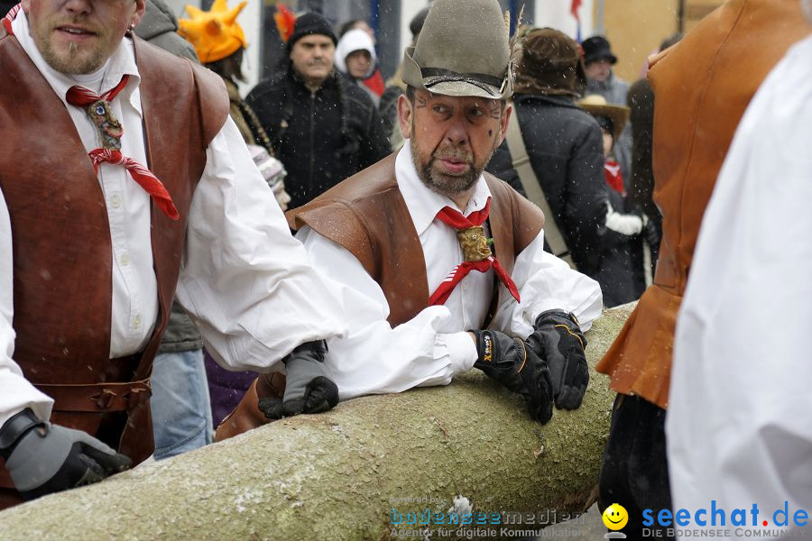 Narrenbaumstellen: Stockach, 11.02.2010