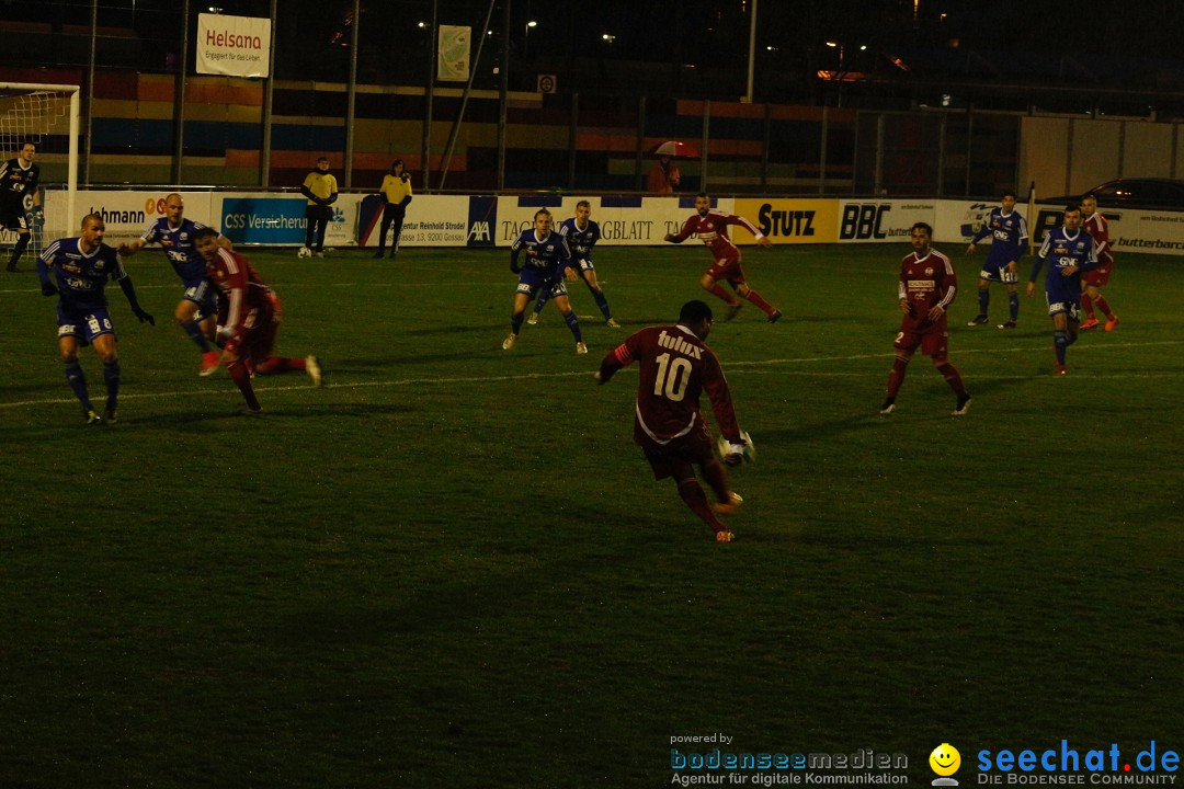 Fussball: FC Gossau vs FC Tuggen 3:1, Gossau - Schweiz, 28.03.2018